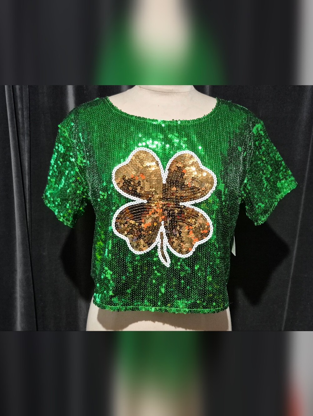 Spencer's  St Pats Crop Top